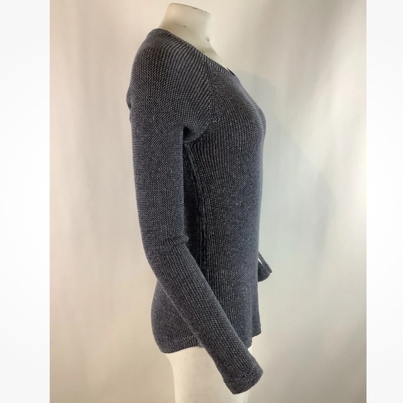 Lululemon Sz 6 Cabi Yoga Pullover Sweater In Inkwell Gray Viscose Lyocell - Picture 4 of 7